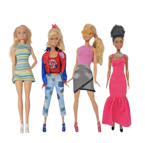 Lot mattel barbie assorted - 4,